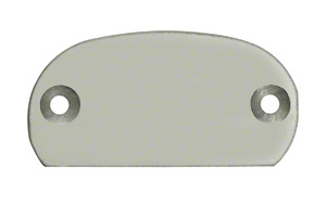 CRL Agate Gray 320X Series Decorative End Cap