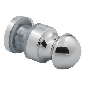 Polished Chrome Single Mount Mini Bulb Knob