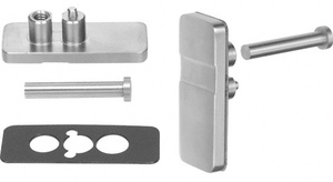 CRL Brushed Stainless Retainer Plate Kit
