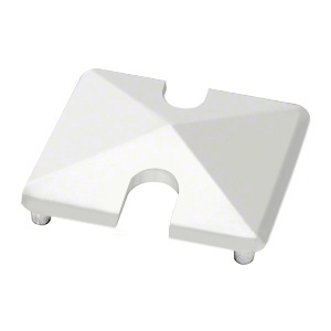CRL Sky White 1100 Series Post Top Cap for Center Posts