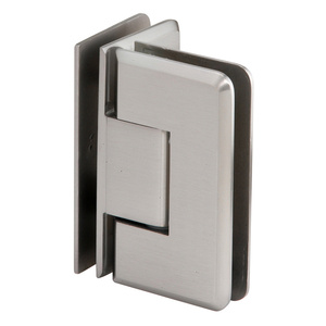 CRL Brushed Nickel Cologne 092 Series 90º Glass-to-Glass Hinge