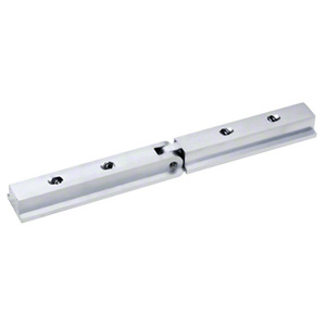 CRL-Blumcraft® Satin Anodized Vertical Adjustable Hand Rail Corner Splice
