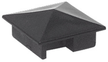 CRL Counter Post Pyramid Top Cap for Sculptured Style Posts