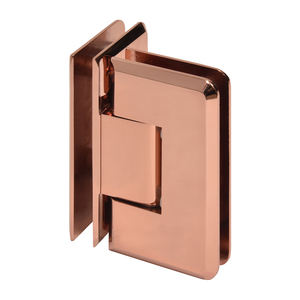 CRL Rose Gold Cologne 092 Series 90º Glass-to-Glass Hinge
