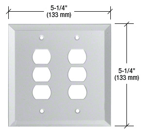 CRL Clear Six Despard Glass Mirror Plate