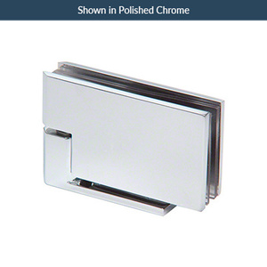 Brushed Nickel Cabinet/ Showcase Top And Bottom Surface Mount Pivot Hinges
