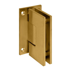 CRL Modern Gold Vienna 037 Series Wall Mount Full Back Plate Hinge
