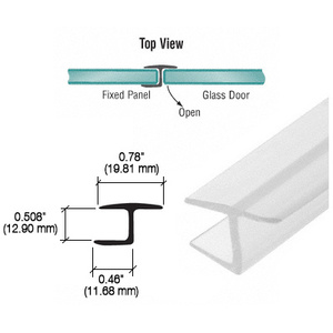 CRL 'Y' Jamb Seal with Soft Leg for 1/2" Glass