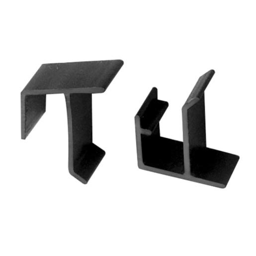 CR Laurence CRL 7/16" Black Plastic Window Screen Clips - Bulk Pack Of 100 (Rust-Proof)