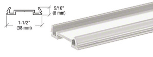 CRL Sky White Standard Bottom Rail Filler 241" Long