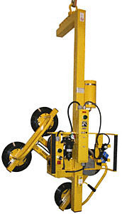 CRL Wood's Powr-Grip® DC Powered C-Frame Manual Tilting 4-Cup Vacuum Lifter 500 Series