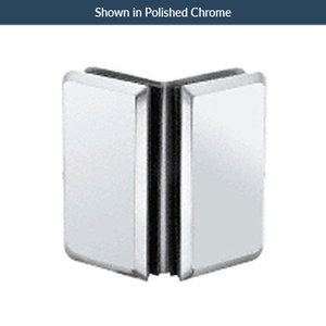 Polished Nickel 90 Glass to Glass Premier Series Clamps