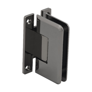 CRL Gun Metal Cologne 037 Series Wall Mount 'H' Back Plate Hinge