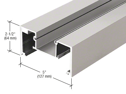 CRL-U.S. Aluminum Vertical Mullion for Series BR606 - 24'-2