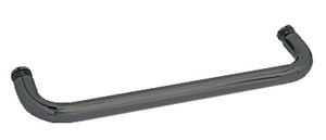 CRL Matte Black 18" BM Series Single-Sided Towel Bar Without Metal Washers