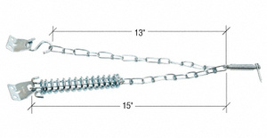 CRL Aluminum Screen and Storm Door Protector Chain