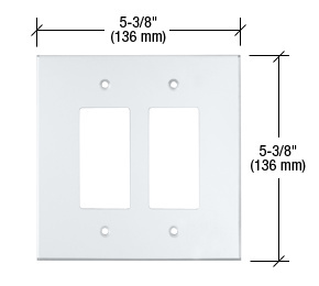 CRL Clear Double Designer Acrylic Mirror Plate