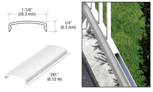 CRL Sky White 100 Series 241" Picket Spacer