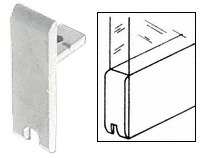 CRL Satin Anodized End Cap for KK610 Tall 'H' Bar