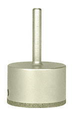 CRL 1-3/4" Standard Plated Diamond Drill