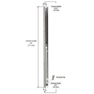 CRL 28" Window Channel Balance - 2740 or 27-4