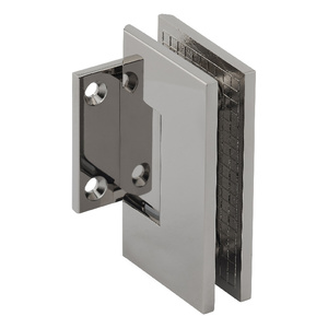 Polished Nickel Wall Mount with Short Back Plate Designer Series Hinge