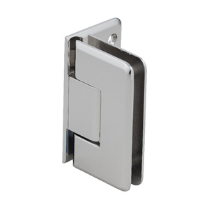 CRL Polished Nickel Cologne 044 Series Wall Mount Offset Back Plate Hinge