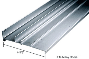 CRL Aluminum OEM Replacement Patio Door Threshold - 4-5/8" Wide x 6' Long