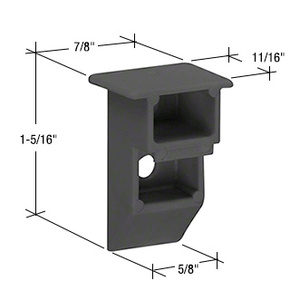 CRL Black 1-5/16" Nylon Sash Cam