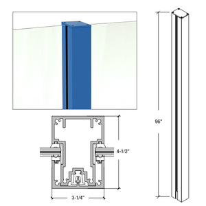 CRL 96" Custom Cielo Center Post Kit