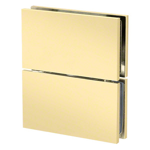 Polished Brass Glass to Glass Adjustable Prestige Pivot Hinge