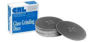 CRL 6" x 7/8" 120X Grit Polyester Back Sanding Disc