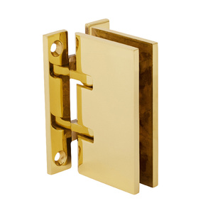CRL Polished Brass Concord 037 Series Wall Mount 'H' Back Plate Hinge
