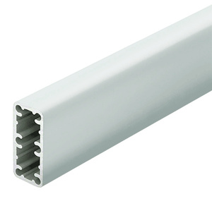 CRL Silver Metallic Trimline 2-3/8" x 1-1/8" Aluminum Post
