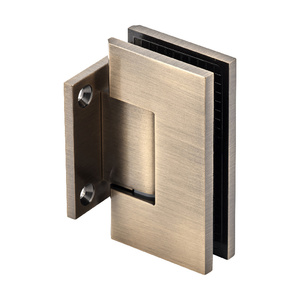 Antique Brass Wall Mount with Short Back Plate Maxum Series Hinge