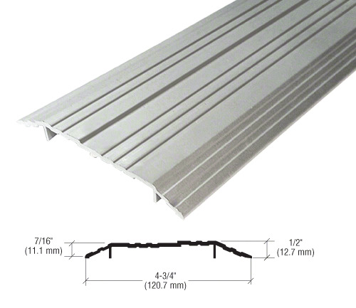 CRL-U.S. Aluminum Clear Anodized Standard Door 4-3/4" Threshold - 21'-4 ...