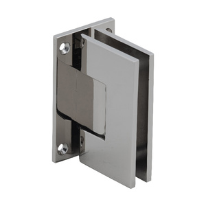 CRL Polished Nickel Vienna 037 Series Wall Mount Full Back Plate Hinge