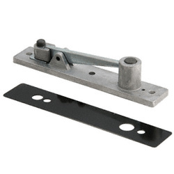 CRL Jackson® Center-Hung Top Door Walking Beam Pivot With Dark Bronze Cover Plate