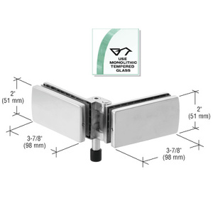 CRL Birmingham Series Bottom Glass-to-Glass Guide