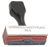 CRL AS1 Laminated Safety Plate Stamp