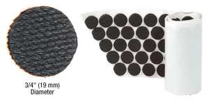 CRL Black Sponge Rubber Desk Buttons