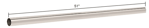 CRL Polished Nickel 51" Support Bar Only
