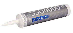 CRL Black GE® UltraGlaze® Silicone Structural Glazing Sealant