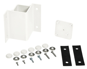 CRL White Inside 90 Degree Fascia Mount Bracket