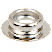 CRL Nickel on Brass Stud Upholstery Fasteners (Clinch Type)