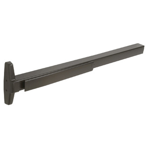 Von Duprin® Concealed Vertical Rod Panic Exit Device with Smooth Case Dark Bronze Finish 36” x 99” Exit Only