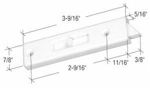 CRL Tilt Window Latch with 2-9/16" Screw Holes