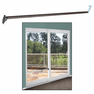 CRL Dark Bronze Security Bar for Sliding Glass Doors