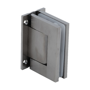 CRL Brushed Satin Nickel Vernon Wall Mount Full Back Plate Oil Dynamic Hinge