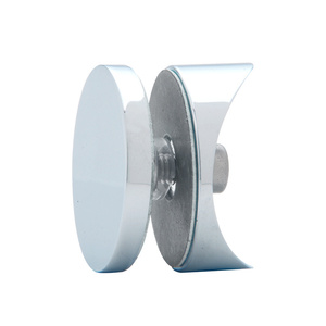 CRL Polished Chrome Hydroslide 180 Degree Glass-to-Sliding Track Connector